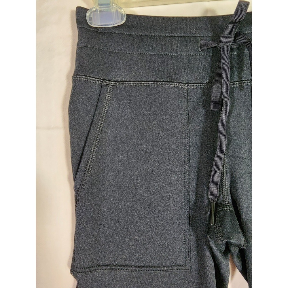 Aerie NWT Womens Small Black Legging Jogger Pants Pocket Workout Travel Lounge - Picture 2 of 8